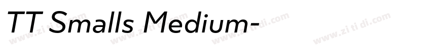 TT Smalls Medium字体转换 TT Smalls Medium字体转换